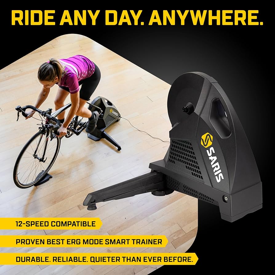 Saris - H3 Plus Smart Indoor Bike Trainer, Quietest Ever at